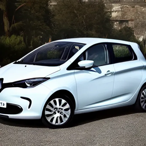 Image similar to Renault Zoe car, made by Pininfarina