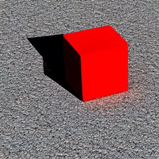 Image similar to red cube on top of blue cube, accurately matches the description, physically correct, logically correct, realistic, don't you dare lie to me