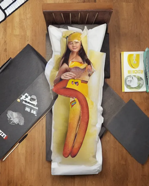 Image similar to corndog dakimakura, product picture, thumbnail, ebay listing, advertisement, bidding, internet picture