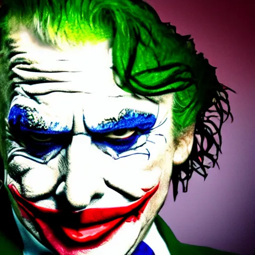 donald trump is the joker, filmic, dslr, lens | Stable Diffusion | OpenArt