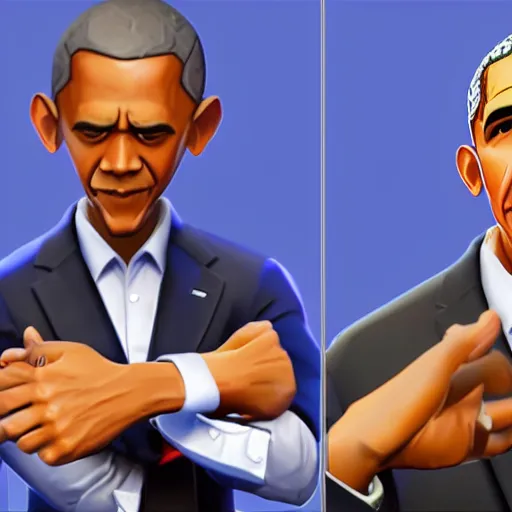 Image similar to obama in fortnite