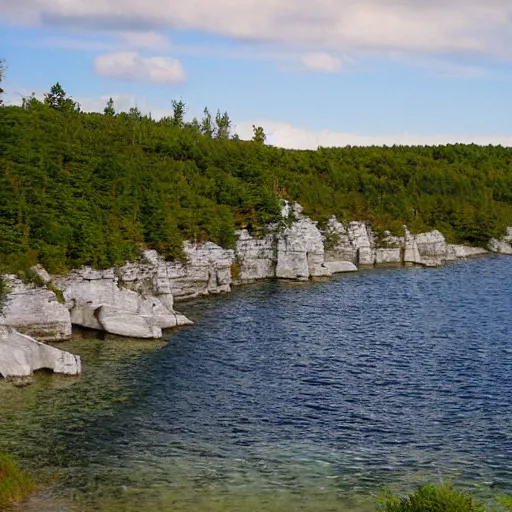 Image similar to adventure through the Bruce Peninsula, Darrell k sweet