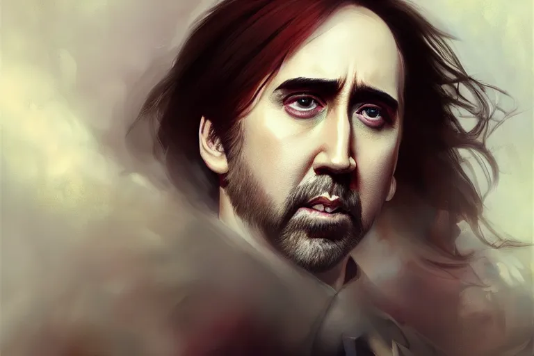 Image similar to nicholas cage reincarnated as a toaster, charlie bowater, artgerm, ilya kuvshinov, krenz cushart, ruan jia, realism, ultra detailed, 8 k resolution