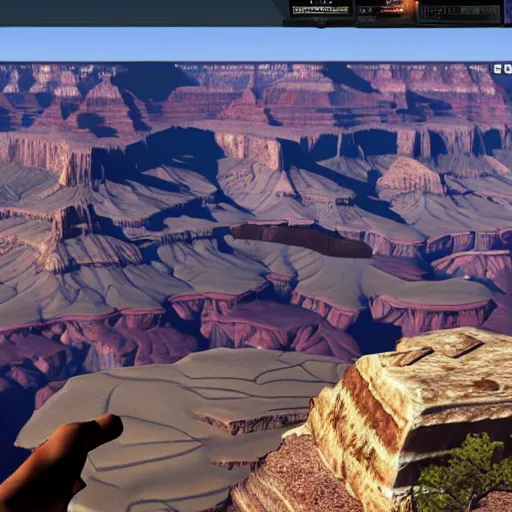 Image similar to grand canyon in counterstrike : global offensive, in - game screenshot