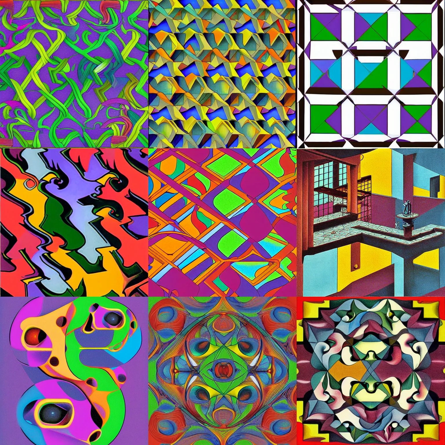 escher color