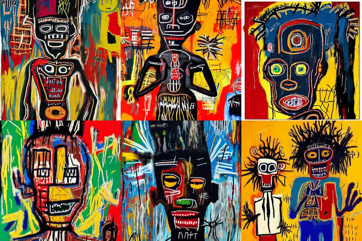 Image similar to extremely highly detailed African voodoo doll paintings by Jean-Michel Basquiat 4k insanely detailed and intricate, super detailed, 4k HDR high quality