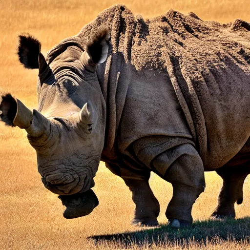 Image similar to wooly brown rhino nature photography