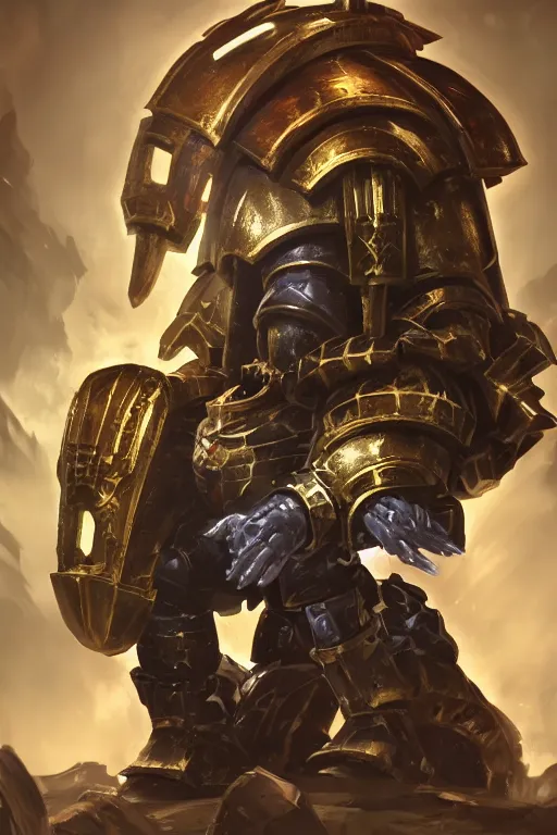 Image similar to armor portrait heros warhammer 4 0 k horus heresy fanart - the primarchs emperor by johannes helgeson animated with vfx concept artist & illustrator global illumination ray tracing hdr fanart arstation zbrush central hardmesh 8 k octane renderer comics stylized