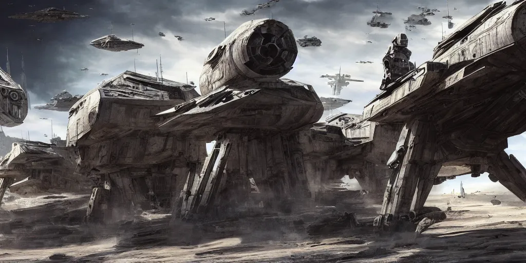 Prompt: concept art line sketch of a new star wars game, high detail, high definition, photorealistic, 8k