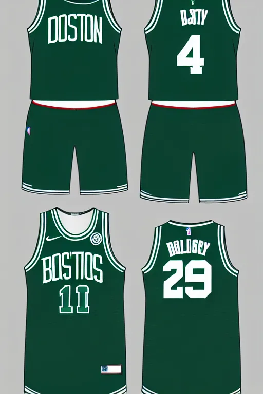 Image similar to boston celtics 4 th of july uniforms, patriotic, god bless america, concept art