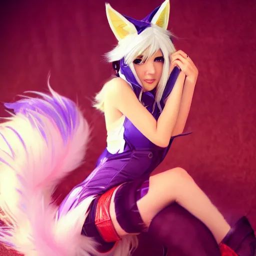 Image similar to ahri ( league of legends ) by oichi