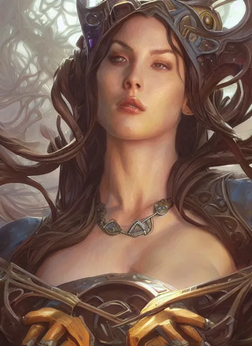 Image similar to caitlyn from league of legends, fantasy art by donato giancola and greg rutkowski, symmetry!!