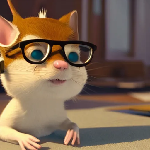 Image similar to stuart little, artstation trending, unreal engine 5