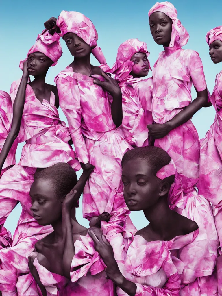 Image similar to portrait fragrance advertising campaign by richard mosse