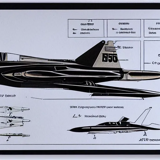 Prompt: Schematics drawing for the F-45 Firestorm Mk II Fighter Jets