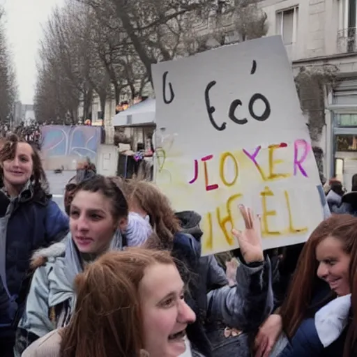 Image similar to « une fille de joie, dans la rue le soir, lumiere eblouissant »