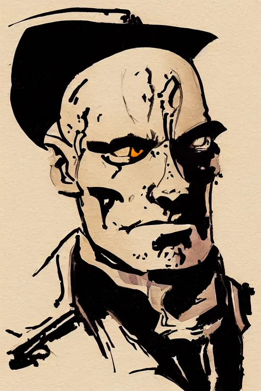 Prompt: zoomed out portrait of a duke, stylized illustration by mike mignola, watercolor gouache detailed paintings, dieselpunk, artstation