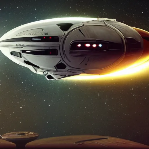 Prompt: a spaceship n orbit, realistic, cinematic light, hyper detailed