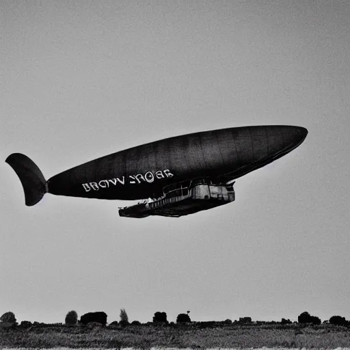 Image similar to brown airship in the sky
