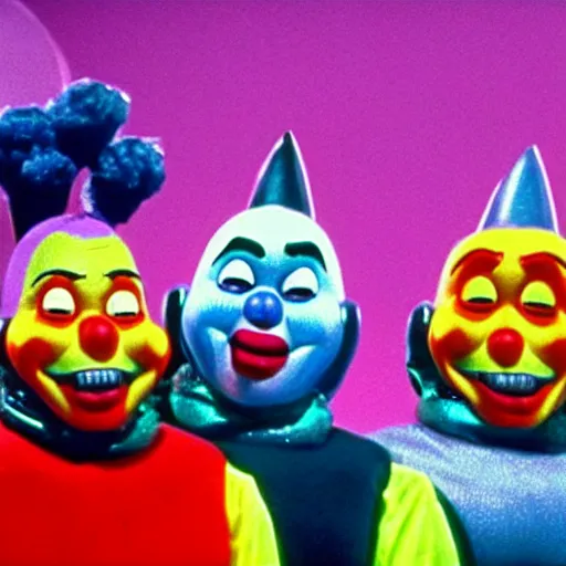 Image similar to killer klowns from outer space