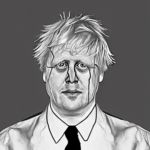 Prompt: a x - ray scan of boris johnson