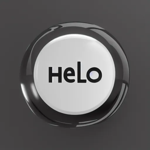 Prompt: hello, chrome lettering, black background, octane render, 4 k