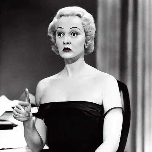 Image similar to Marie Magdalene Dietrich in Witness for the Prosecution (1957).