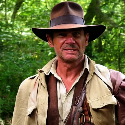 Prompt: Tom Sellek as Indiana Jones