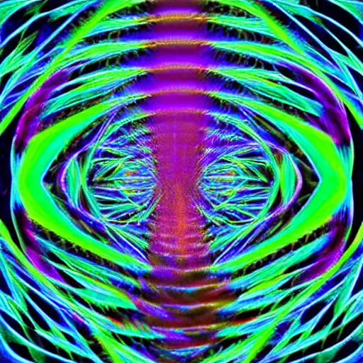Image similar to a digital image of a face with eyes, digital art by alex grey, instagram contest winner, computer art, glitch art, dystopian art, glitchy
