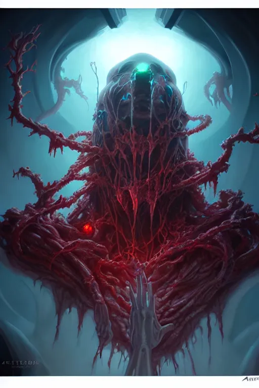 Prompt: Gravemind by Artgerm and WLOP