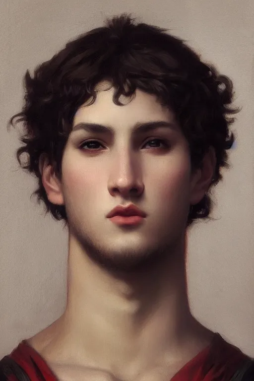 Image similar to Young male King painted by William-Adolphe Bouguereau and Charlie Bowater, realistic accurate face and hands, trending on artstation, artstationHD, artstationHQ, 4k, 8k