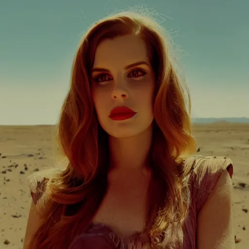 Prompt: Lana Del Rey instagram selfie on Mars, photorealistic, 4k, 8k