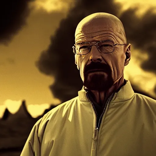 Prompt: still of a walter white from breaking bad as an npc in elden ring, close up