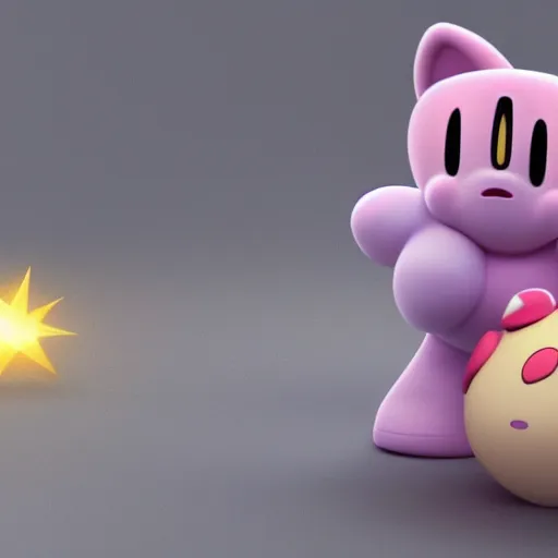 Kirby going to sleep, 3d octane render | Stable Diffusion | OpenArt