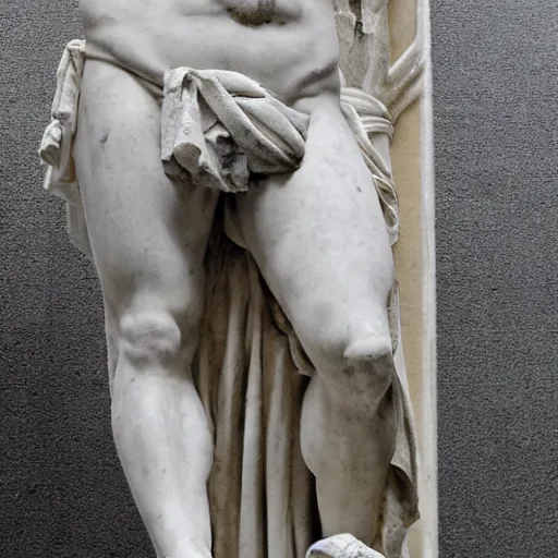 Prompt: julius cesar made of flesh and bone picture