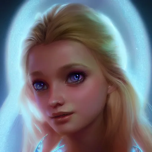 Image similar to a portrait of tinkerbell, huggy wuggy from poppy playtime video game, fullbody, ultra high detailed, glowing lights, oil painting, greg rutkowski, charlie bowater, beeple, unreal 5, daz, hyperrealistic, octane render, rpg portrait, dynamic lighting, fantasy art, beautiful face