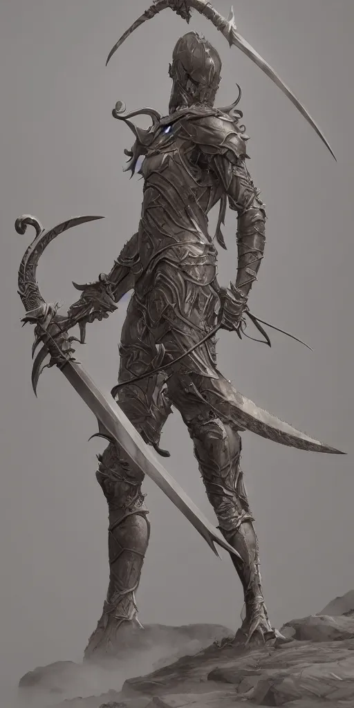 Image similar to sword design, shortsword, art by gerald brom, greg rutkowski and artgerm and james jean and zdzisław beksinski, 8 k, unreal engine, c 4 d