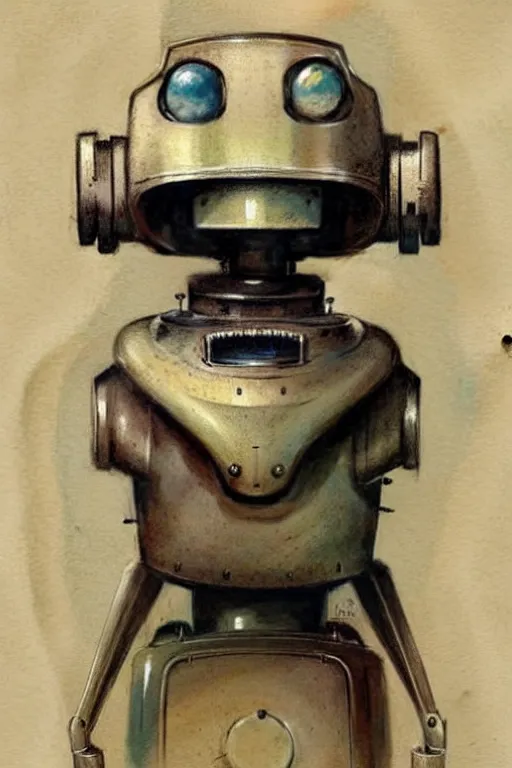 Image similar to (((((1950s retro robot dog . muted colors.))))) by Jean-Baptiste Monge !!!!!!!!!!!!!!!!!!!!!!!!!!!