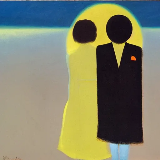 Image similar to monogamy destroying the entire world, by leon spilliaert, oil on canvas