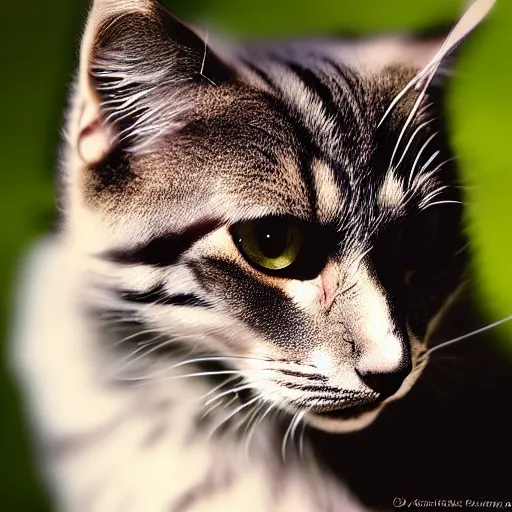 a feline wolf - cat - hybrid, animal photography, | Stable Diffusion ...