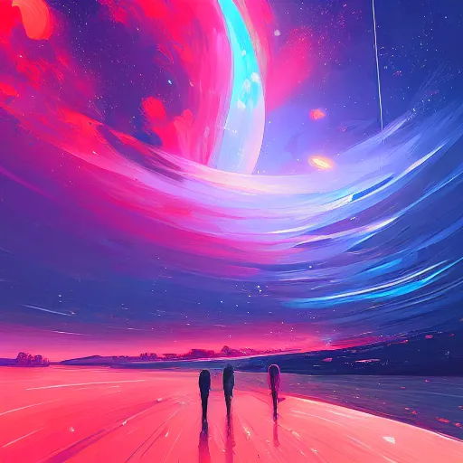 Liminal space in outer space by Alena Aenami | Stable Diffusion | OpenArt