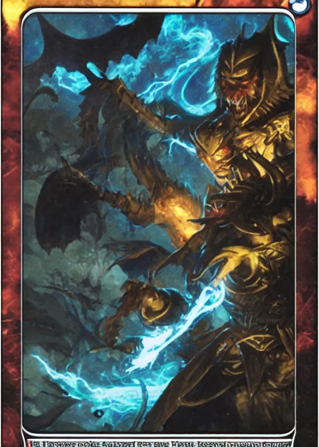 Image similar to official magic the gathering card scan