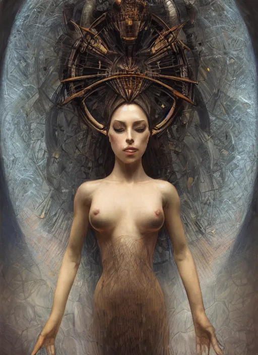 Image similar to album art divine holy mango spell effect, physically accurate, moody dynamic lighting, very very intricate, very very elegant, highly detailed, digital painting, artstation, HR GIGER, Hieronymus Bosch, Francis Bacon, concept art, smooth, very beautiful, sharp focus, illustration, art by artgerm and greg rutkowski and alphonse mucha