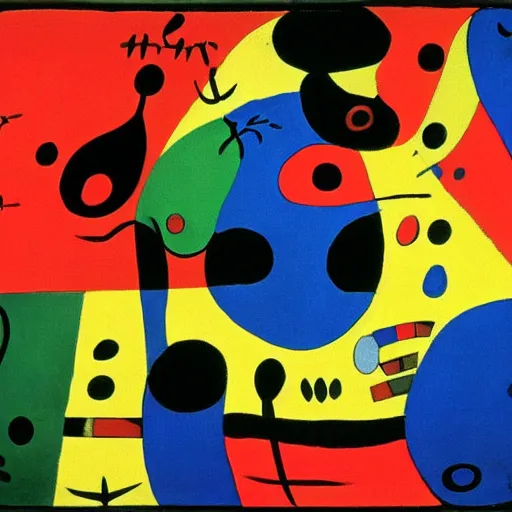 Image similar to the real art of the deal by joan miro