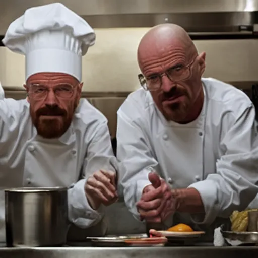 walter white and jesus cooking together in a restaurant | Stable ...