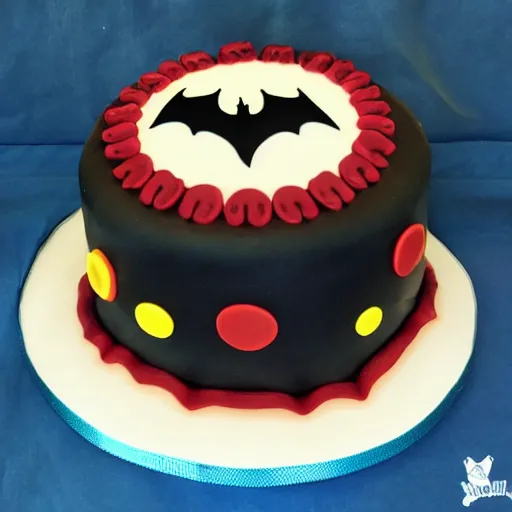 Prompt: bat birthday cake for girls,