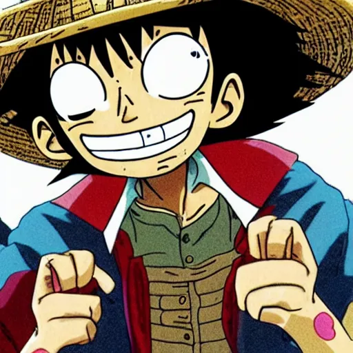 Image similar to luffy in matrix