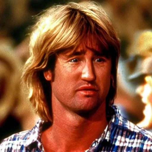 Image similar to Owen Wilson as Joe dirt