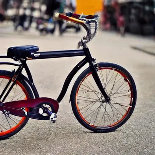 Image similar to A typical bicycle enjoyed