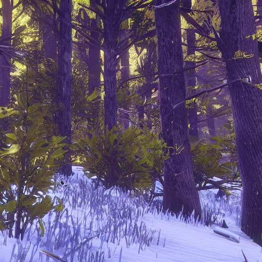 Image similar to An ipê amarelo forest in Red Dead Redemption 2